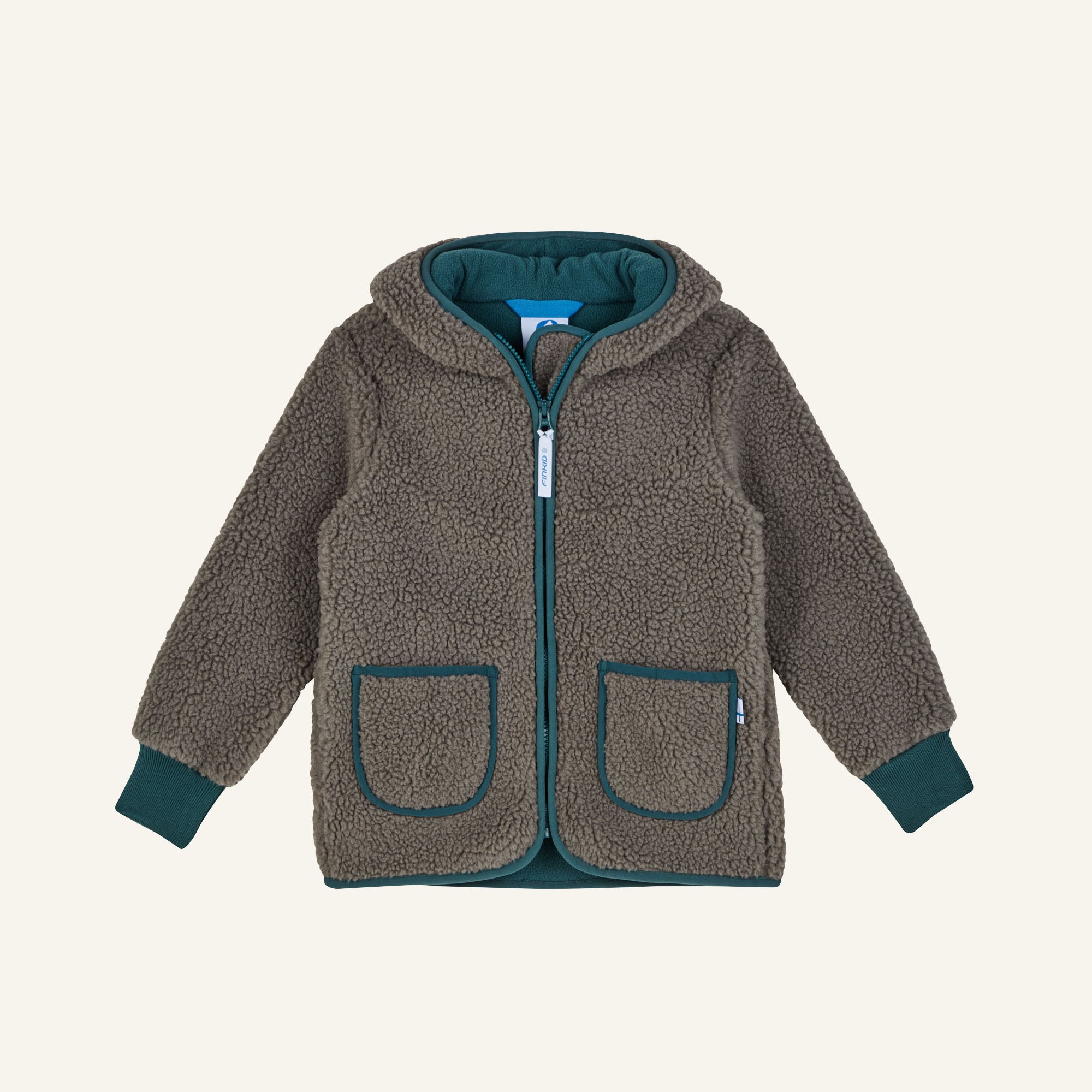 finkid-makea-teddyfleecejacke-kinder-winter image 3