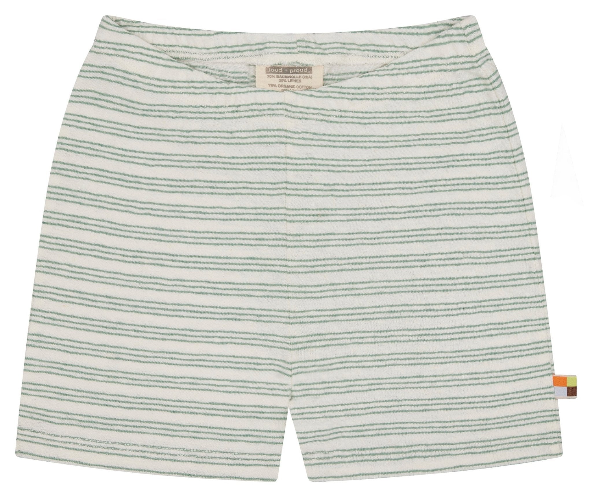 loud-proud-short-ringel-mit-leinen-kinder-shorts image 4