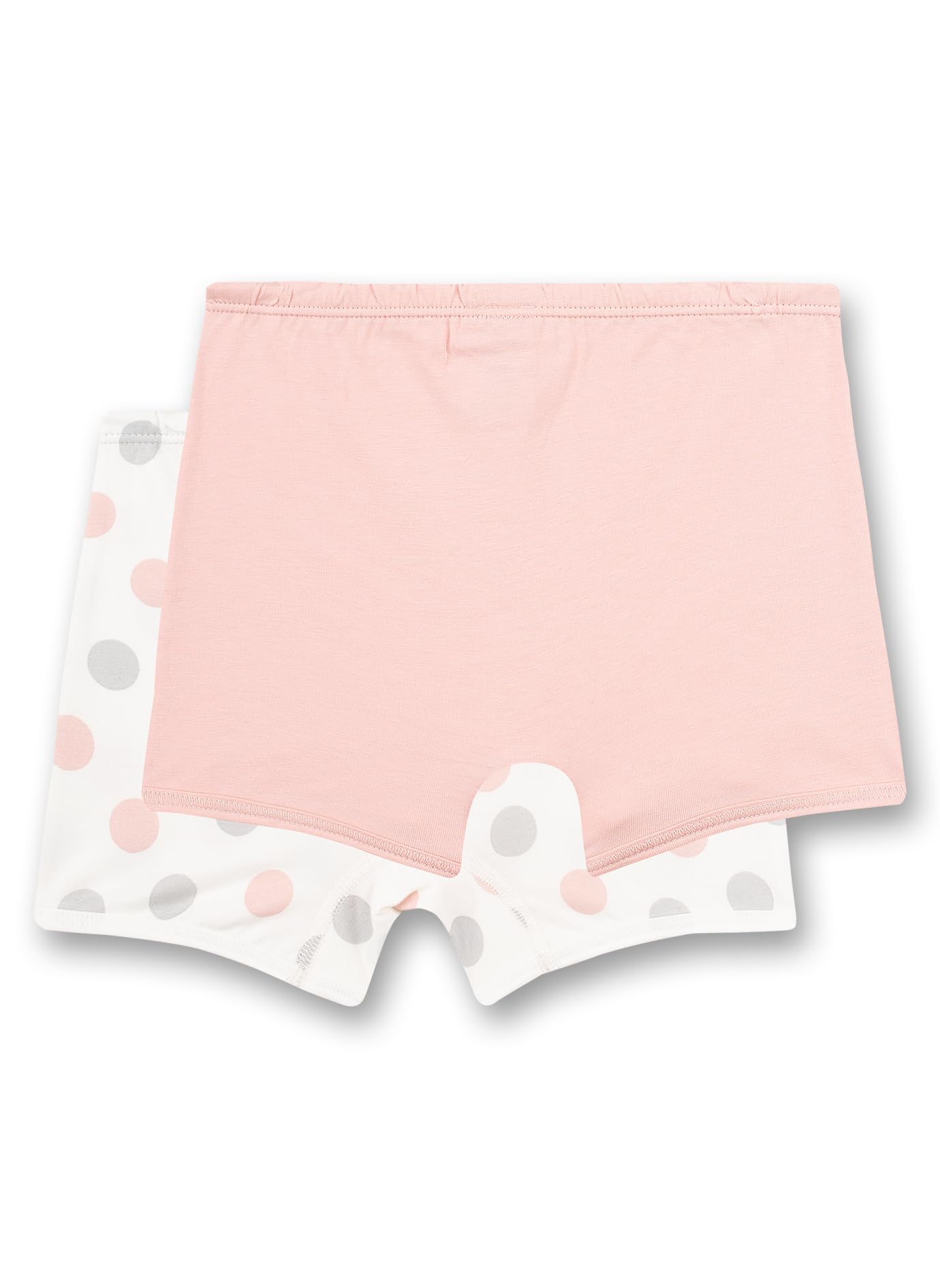 sanetta-m-dchen-shorts-doppelpack-dots-allover-und-rosa-baumwolle image 2