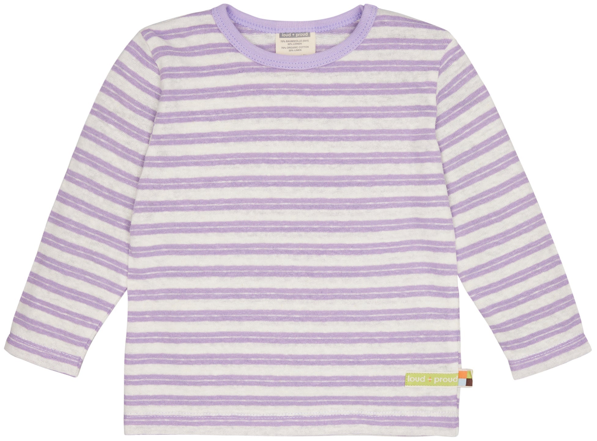 loud-proud-shirt-streifen-mit-leinen-gestreiftes-kinder-shirt image 5