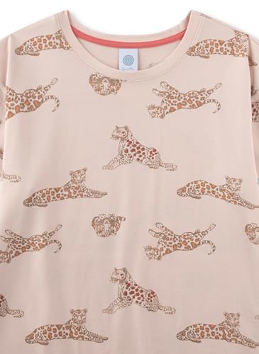 sanetta-m-dchen-schlafanzug-kurz-orange-leopard-aus-100-baumwolle image 6