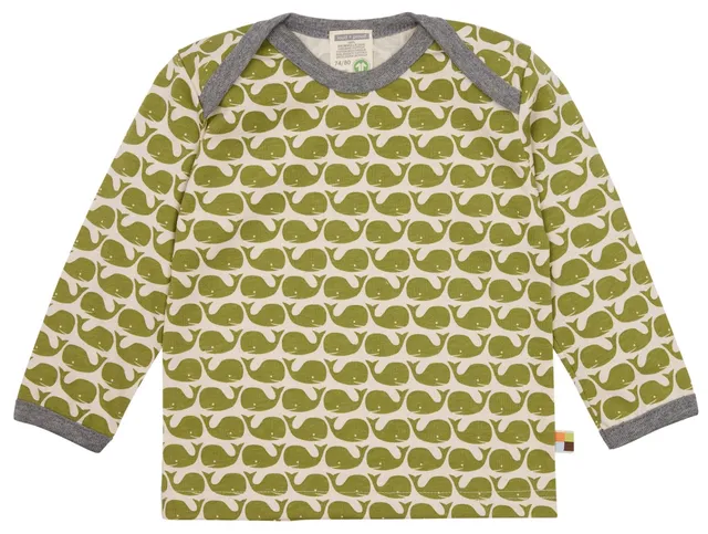 loud-proud-shirt-langarm-mit-druck-wale-aus-bio-baumwolle image 1