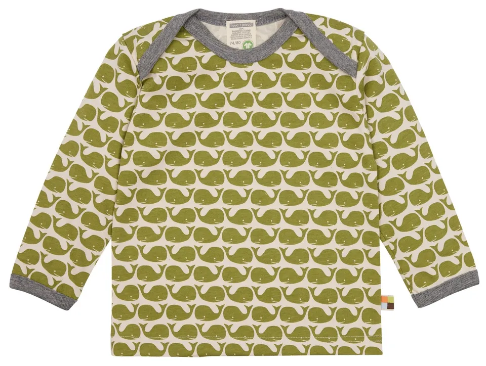 loud-proud-shirt-langarm-mit-druck-wale-aus-bio-baumwolle image 1