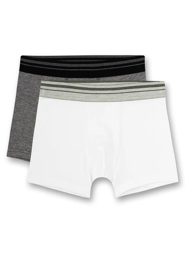 sanetta-jungen-hipshorts-doppelpack-wei-und-graumelange-unterhose-f-r-jungen-aus image 1