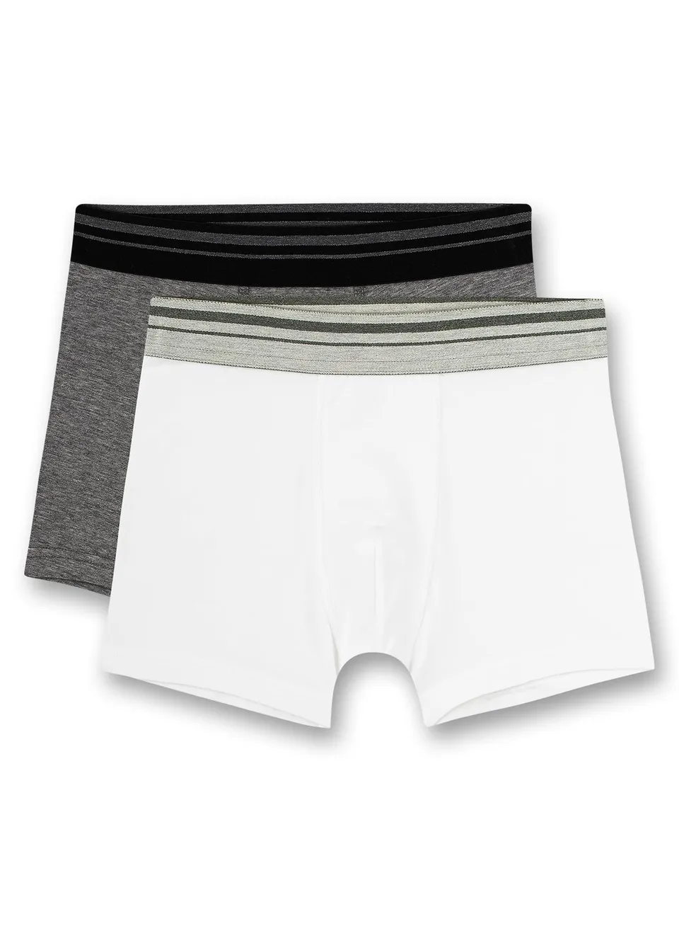 sanetta-jungen-hipshorts-doppelpack-wei-und-graumelange-unterhose-f-r-jungen-aus image 1