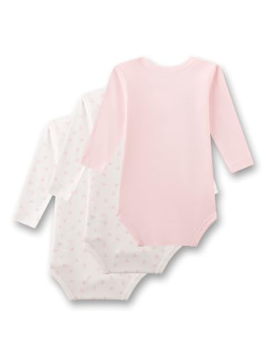 sanetta-baby-body-langarm-beige-rosa-herzchen-3er-set image 5