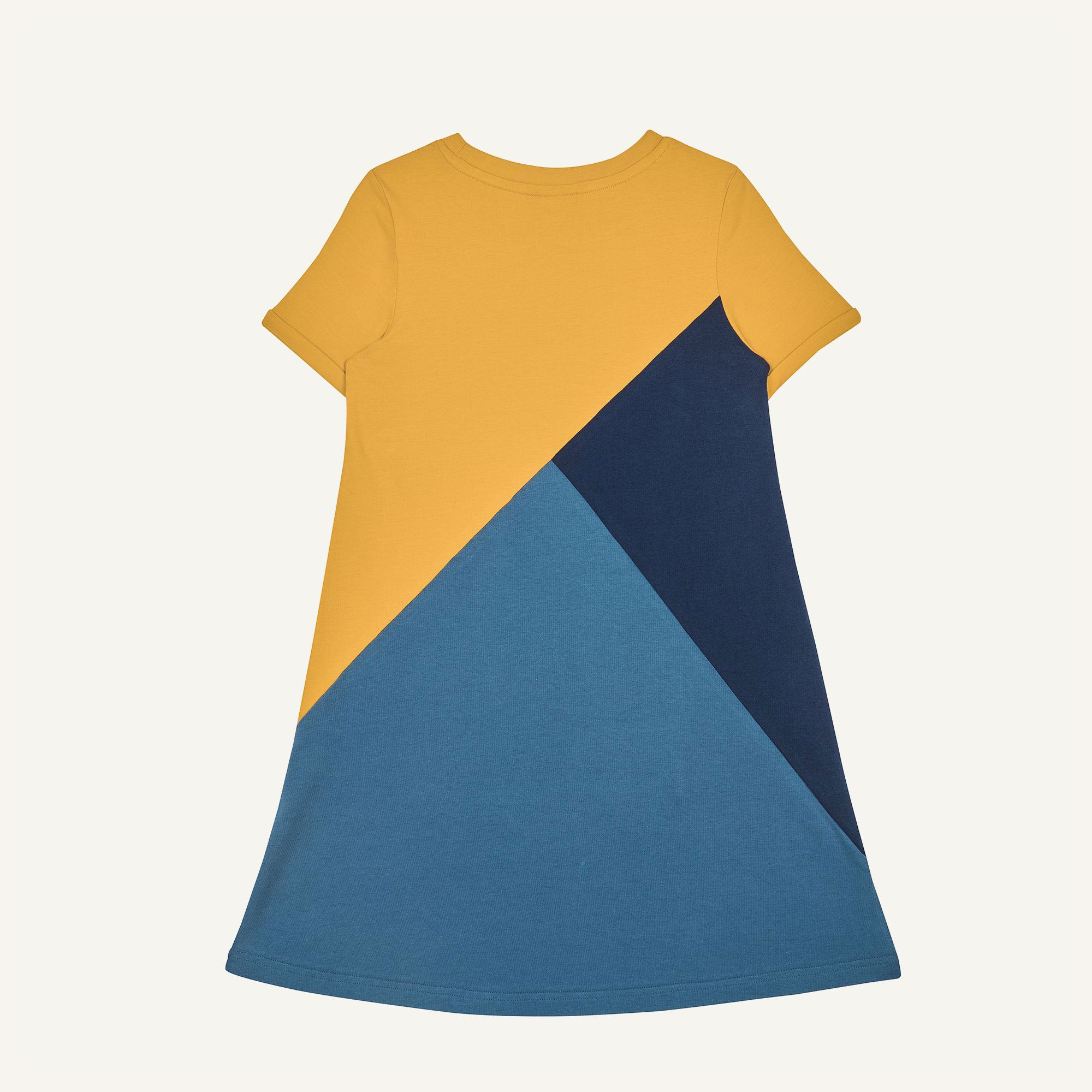 finkid-merikortti-m-dchen-kurzarmkleid-colorblocking-biobaumwolle image 2
