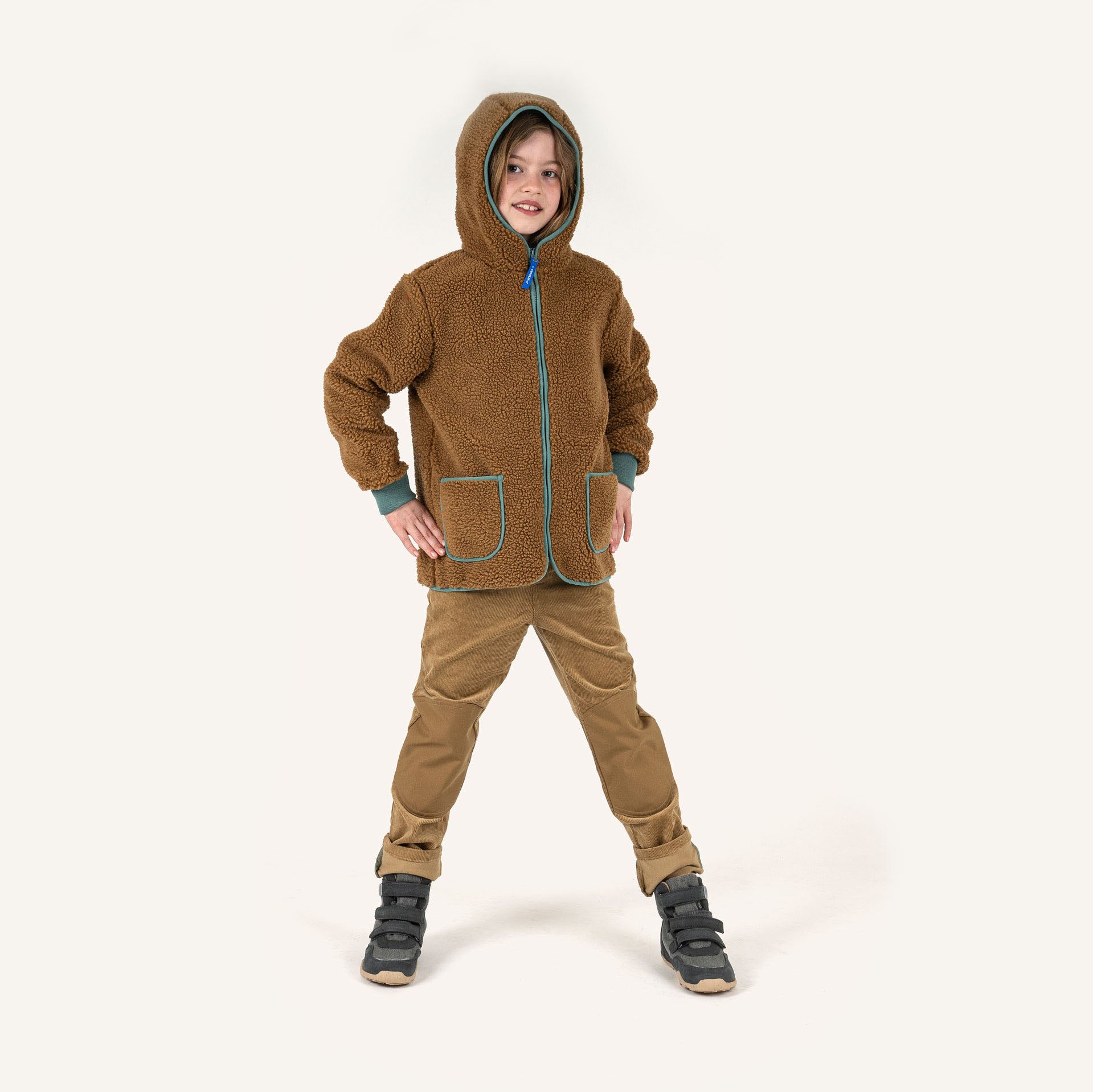 finkid-tonttu-teddy-kinder-teddyfleece-jacke-zip-in image 7