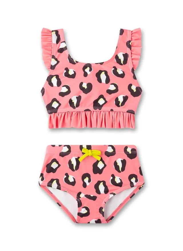 sanetta-m-dchen-bikini-pink-leo-muster-aus-recyceltem-polyester-mix image 1