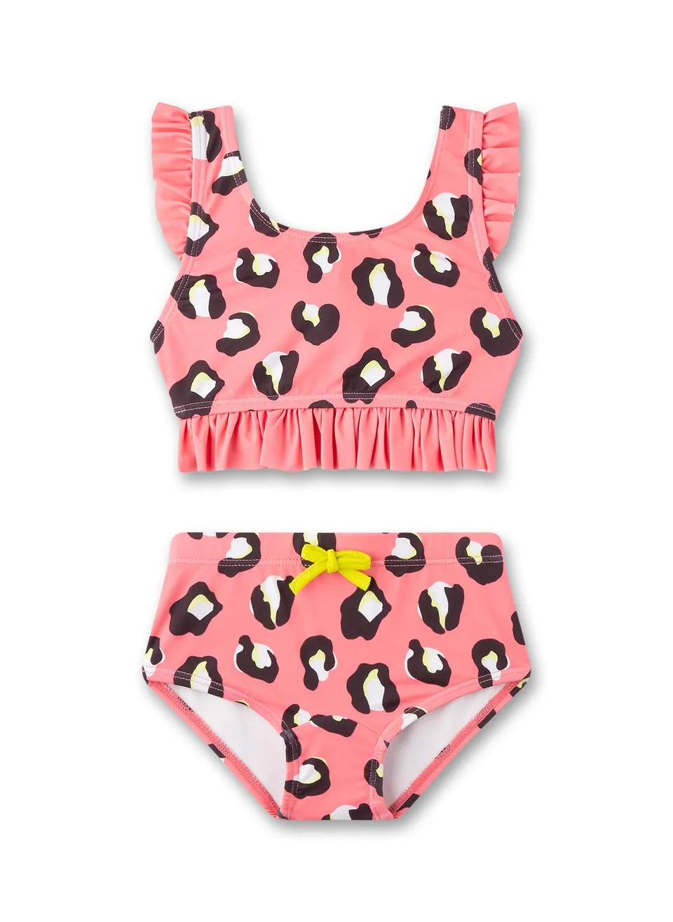 sanetta-m-dchen-bikini-pink-leo-muster-aus-recyceltem-polyester-mix image 1