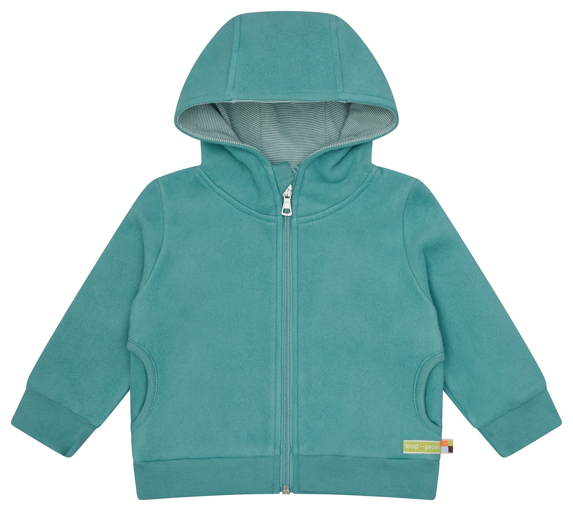 loud-proud-jacke-aus-baumwoll-fleece-kinder-kapuzenjacke image 7
