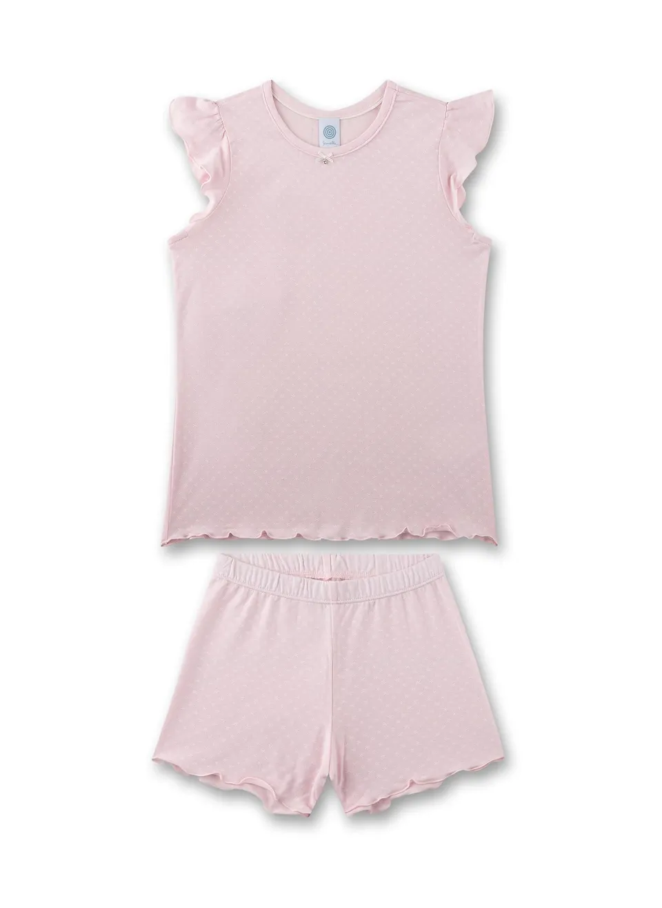 sanetta-m-dchen-schlafanzug-kurz-rosa-pyjamaset-aus-modal-mix image 1