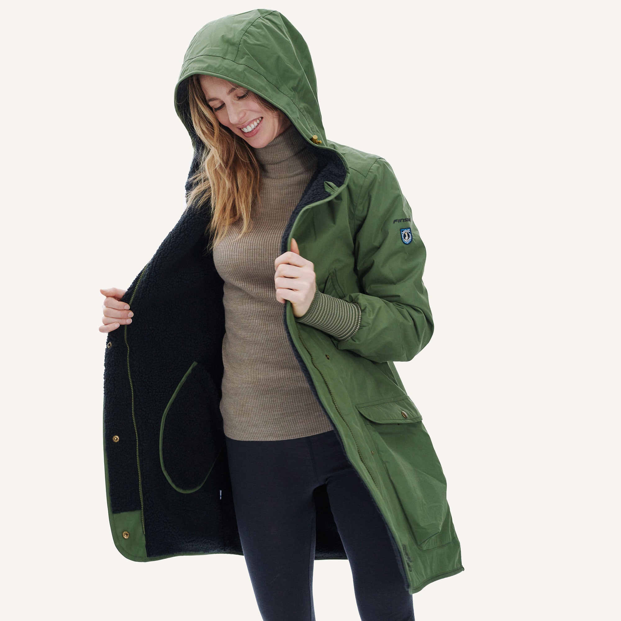 finkid-suomukka-wendbarer-damen-herbstmantel-teddyfleece image 6