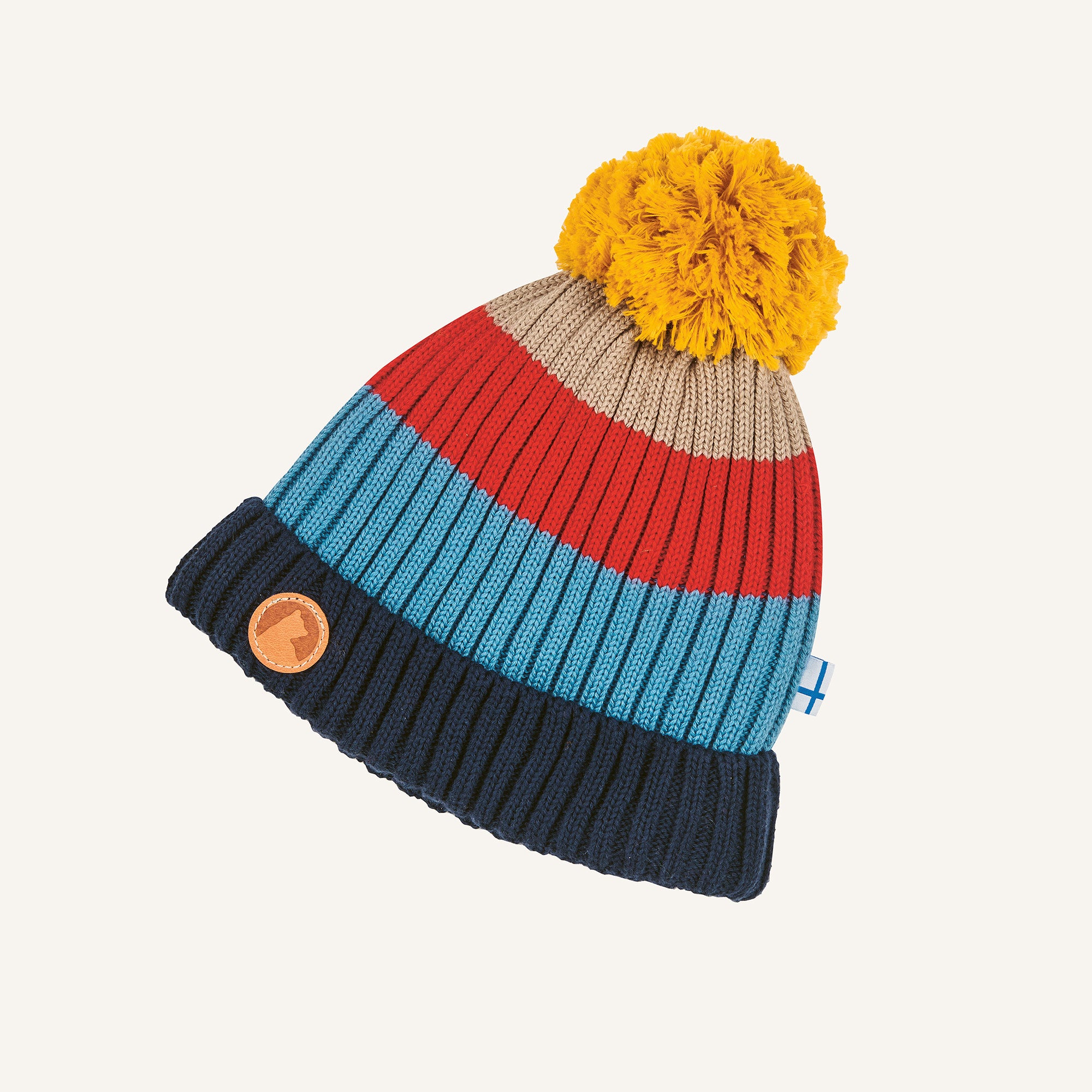 finkid-pompula-kinder-winterm-tze-pudelm-tze-grobstrick-mit-bommel image 1