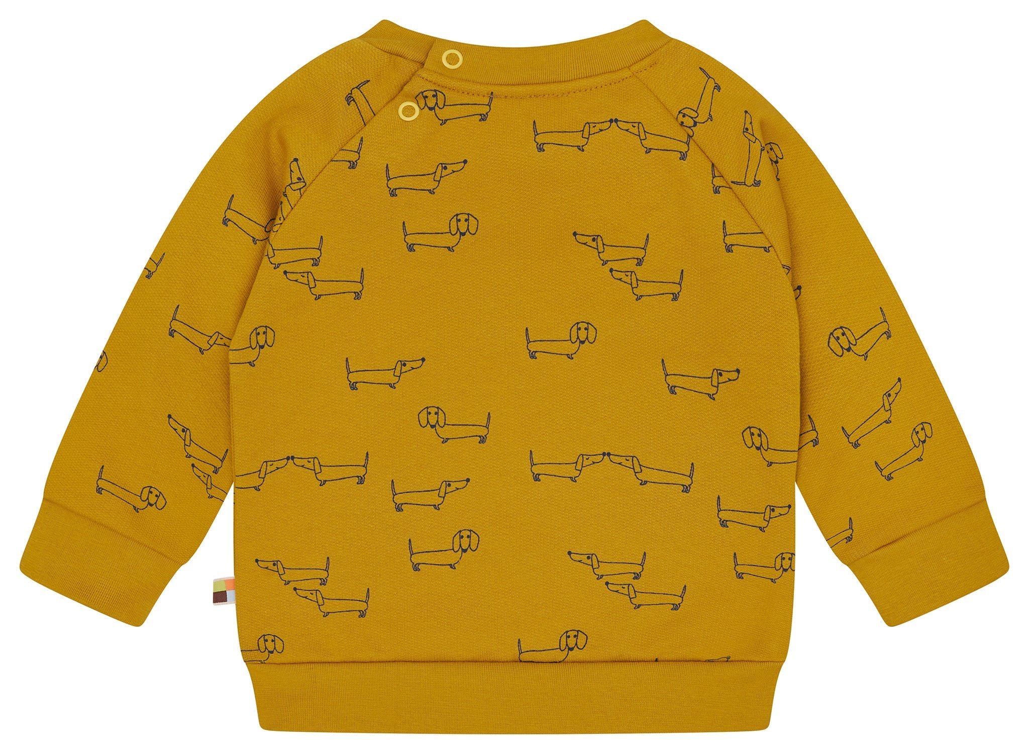 loud-proud-sweatshirt-mit-alloverdruck-dackel-bio-baumwolle image 2