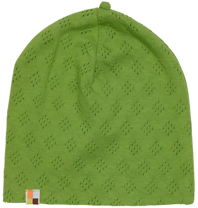 loud-proud-beanie-mit-lochmuster-aus-jacquard-strick image 1