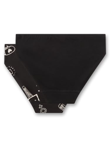 sanetta-m-dchen-rioslip-schwarz-graffiti-2er-set-teens-unterhose-aus-baumwolle image 5