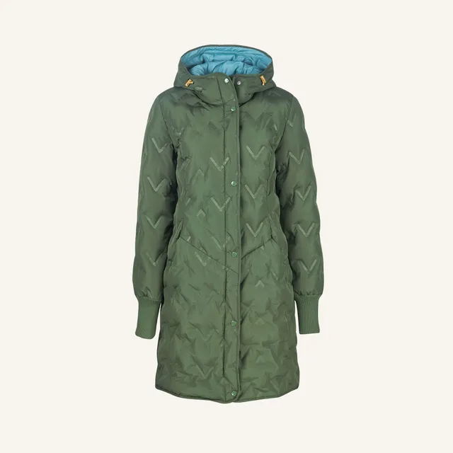 finkid-juolukka-w-rmeisolierende-winterjacke-steppoptik-wasserfest-f-r-damen image 1