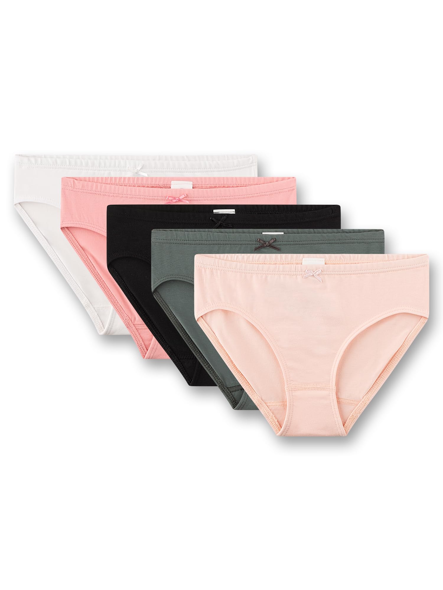 sanetta-m-dchen-rioslip-5er-pack-beige-gr-n-rosa-schwarz-teens-unterhose image 1