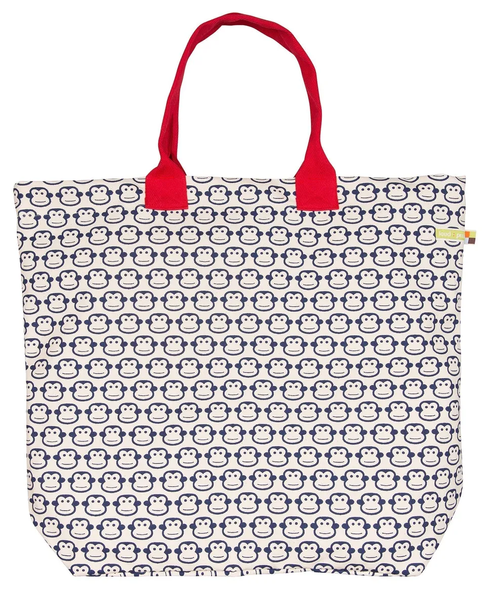 loud-proud-tasche-gro-robuste-webstoff-tasche-46-x-37-x-13-cm image 1