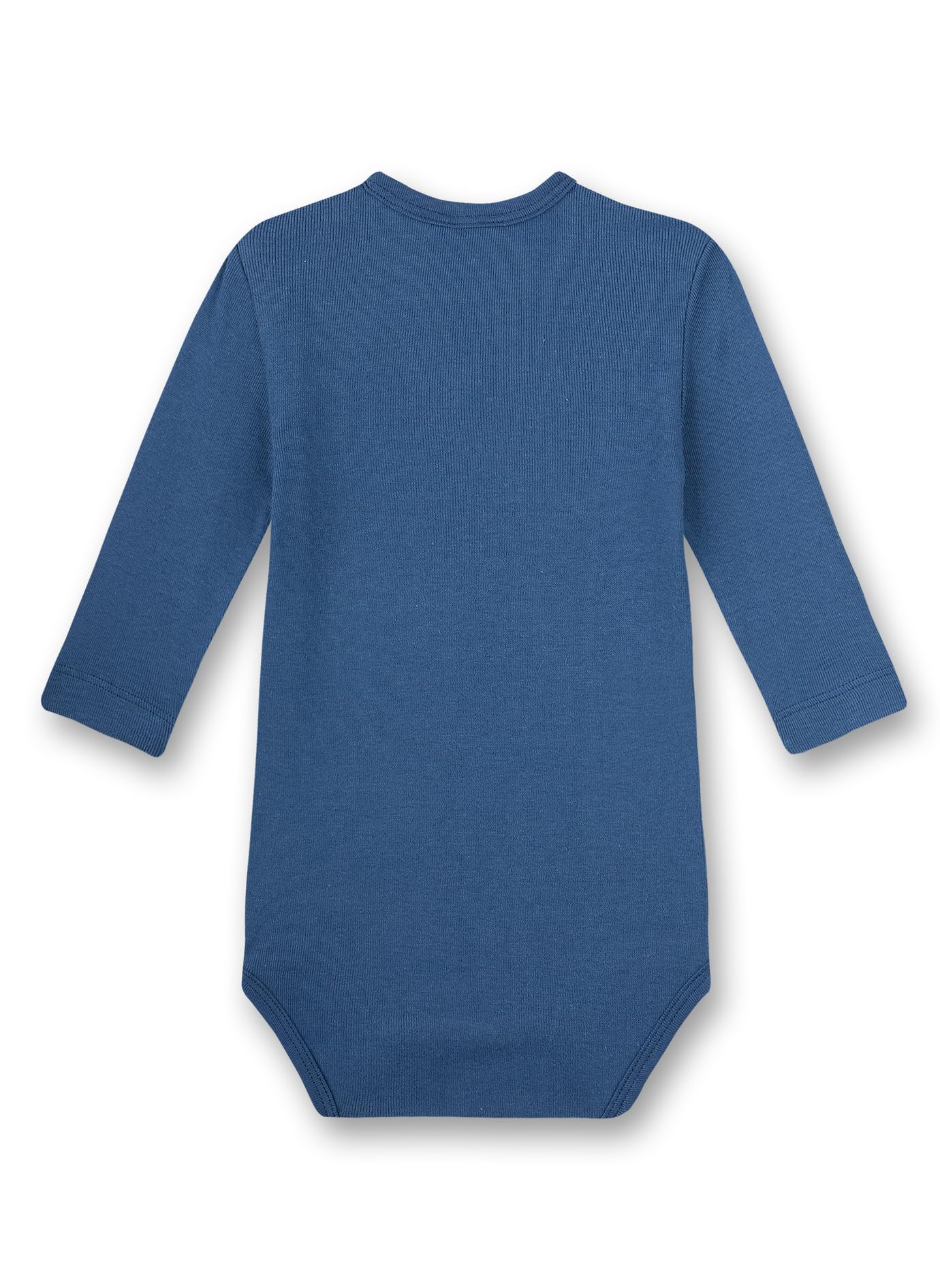 sanetta-body-langarm-jungen-blau-baby-body-aus-bio-baumwolle image 2