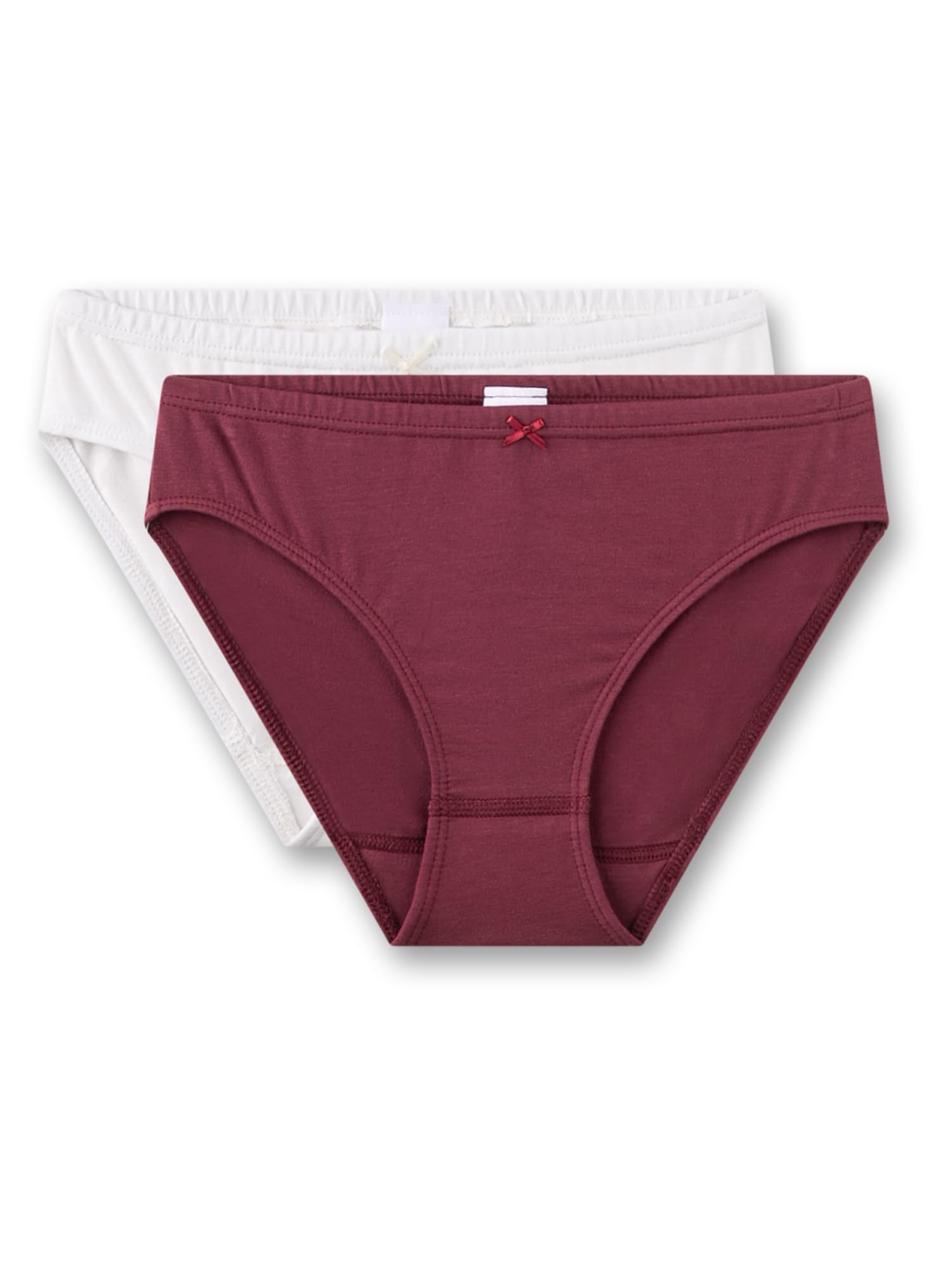 sanetta-m-dchen-rioslip-doppelpack-dunkelrot-wei-unterhose-aus-baumwoll-mix image 1