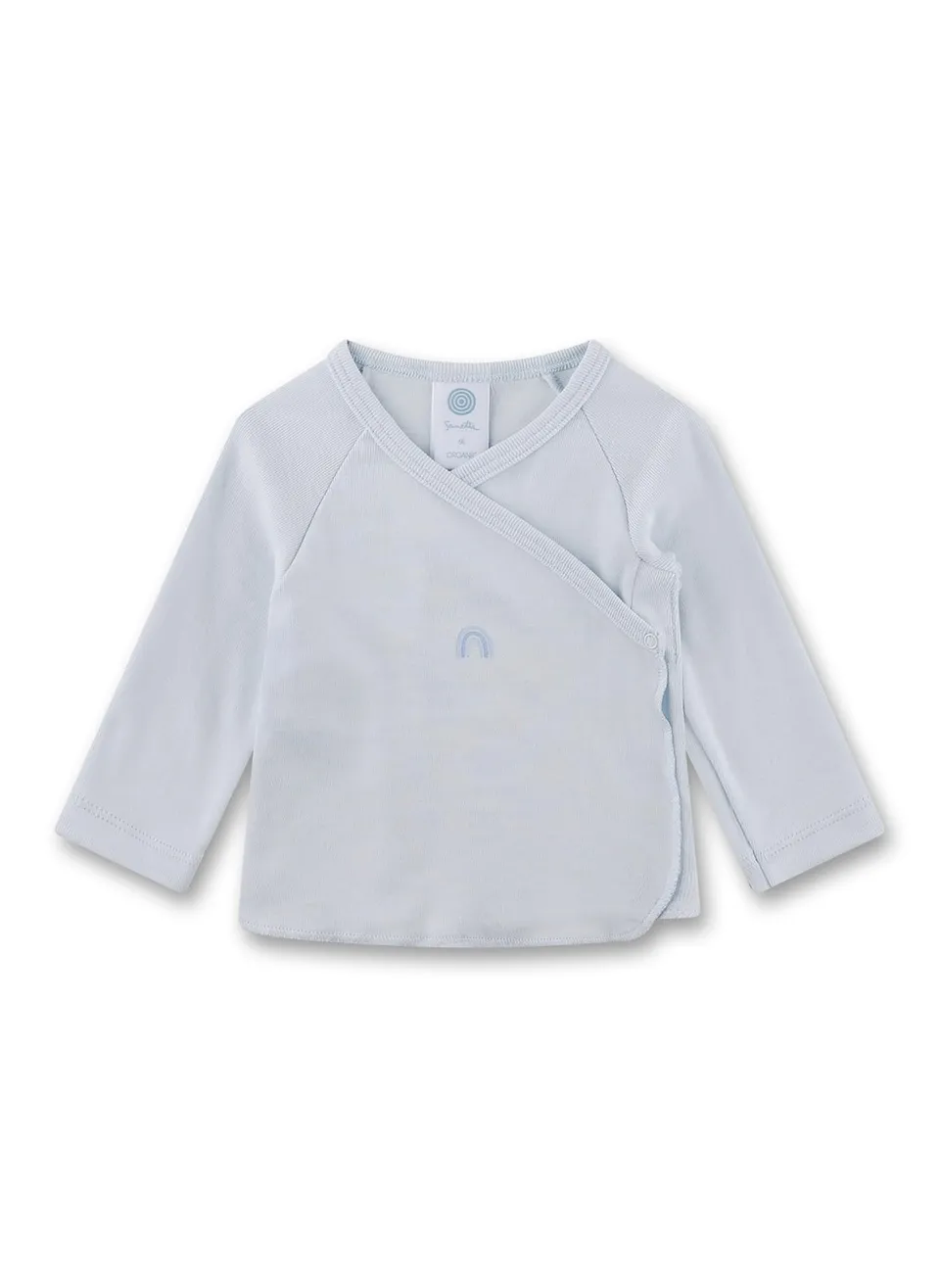 sanetta-baby-wickelshirt-beige-regenbogen-unisex-shirt-aus-bio-baumwolle image 1