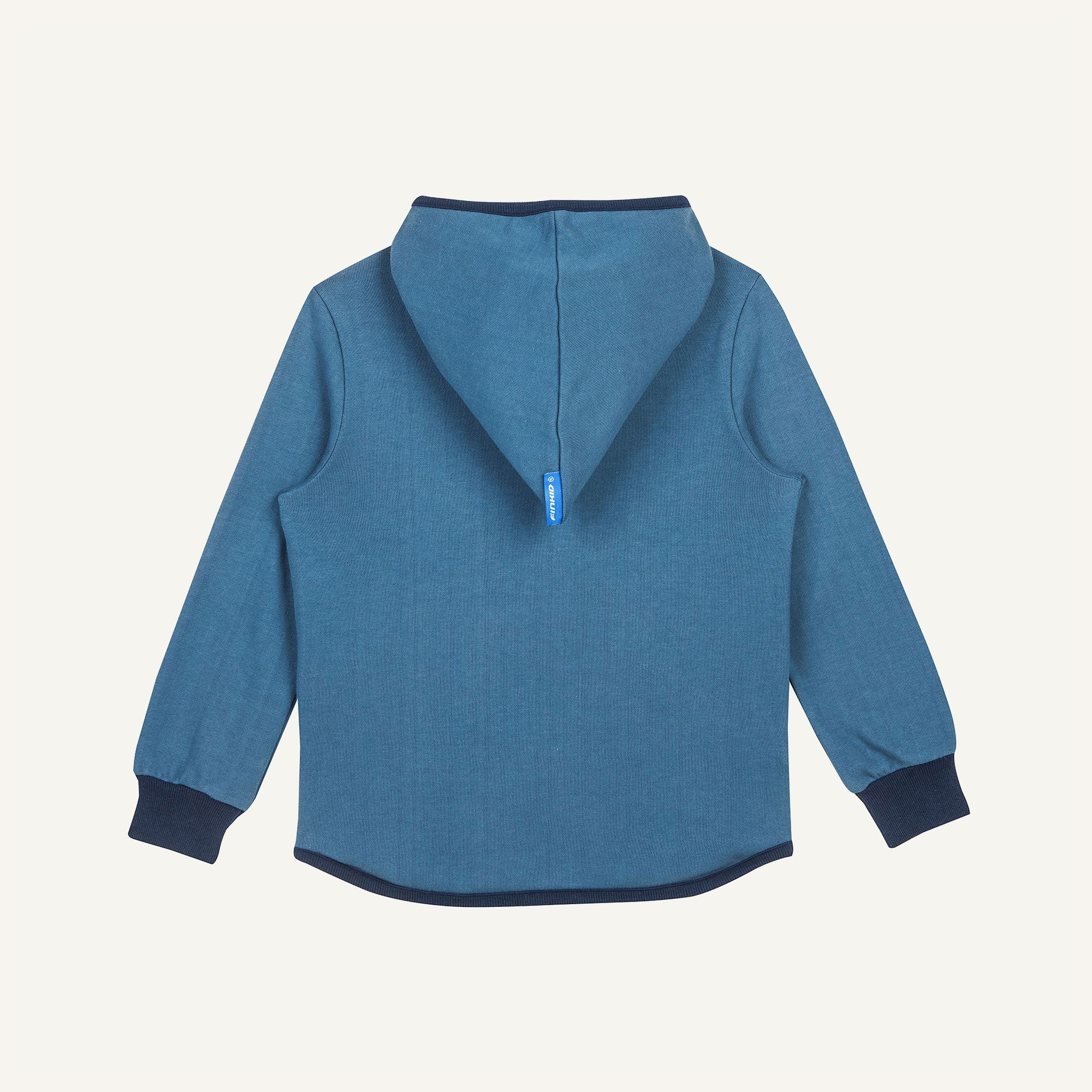 finkid-jaakko-kinder-sweatjacke-colorblocking-biobaumwolle-zip-in image 4