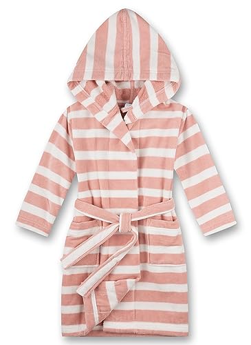 sanetta-m-dchen-bademantel-rosa-gestreift-baumwoll-mix-terry-fleece image 5