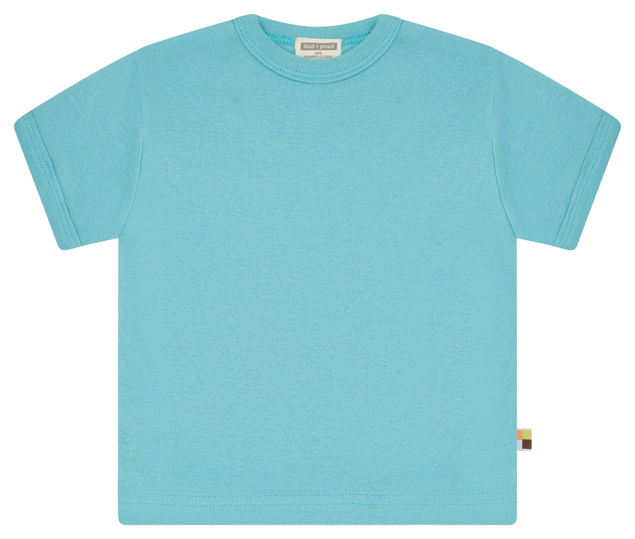 loud-proud-t-shirt-uni-feinripp-bio-baumwolle-kinder-basic-shirt image 4