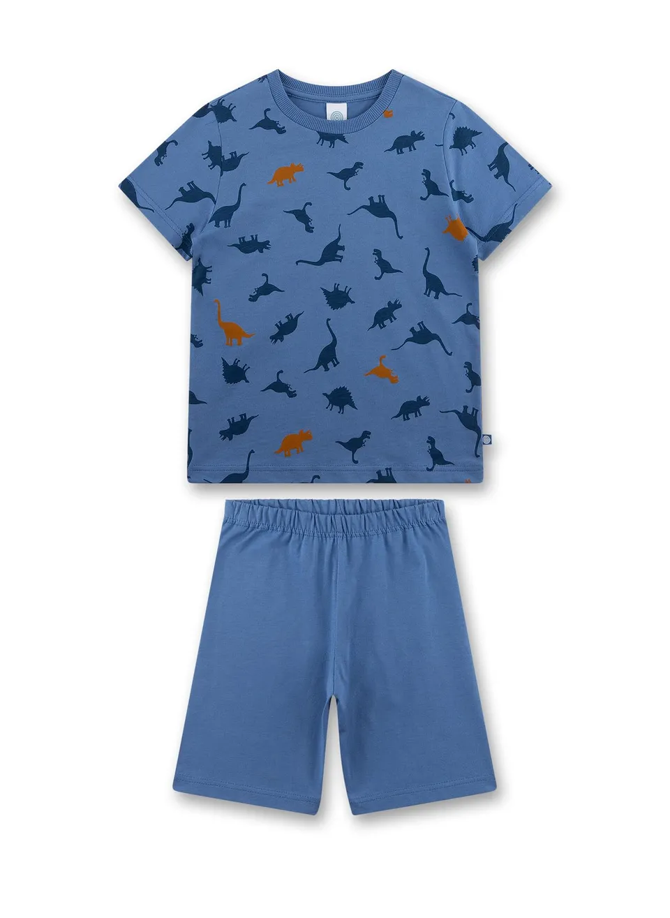 sanetta-jungen-schlafanzug-kurz-blau-dinosaurier-pyjamaset-f-r-jungen image 1