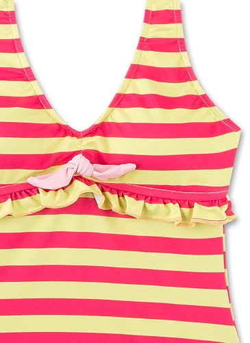 sanetta-m-dchen-badeanzug-gelb-streifen-badeanzug-aus-recyceltem-polyester-mix image 6