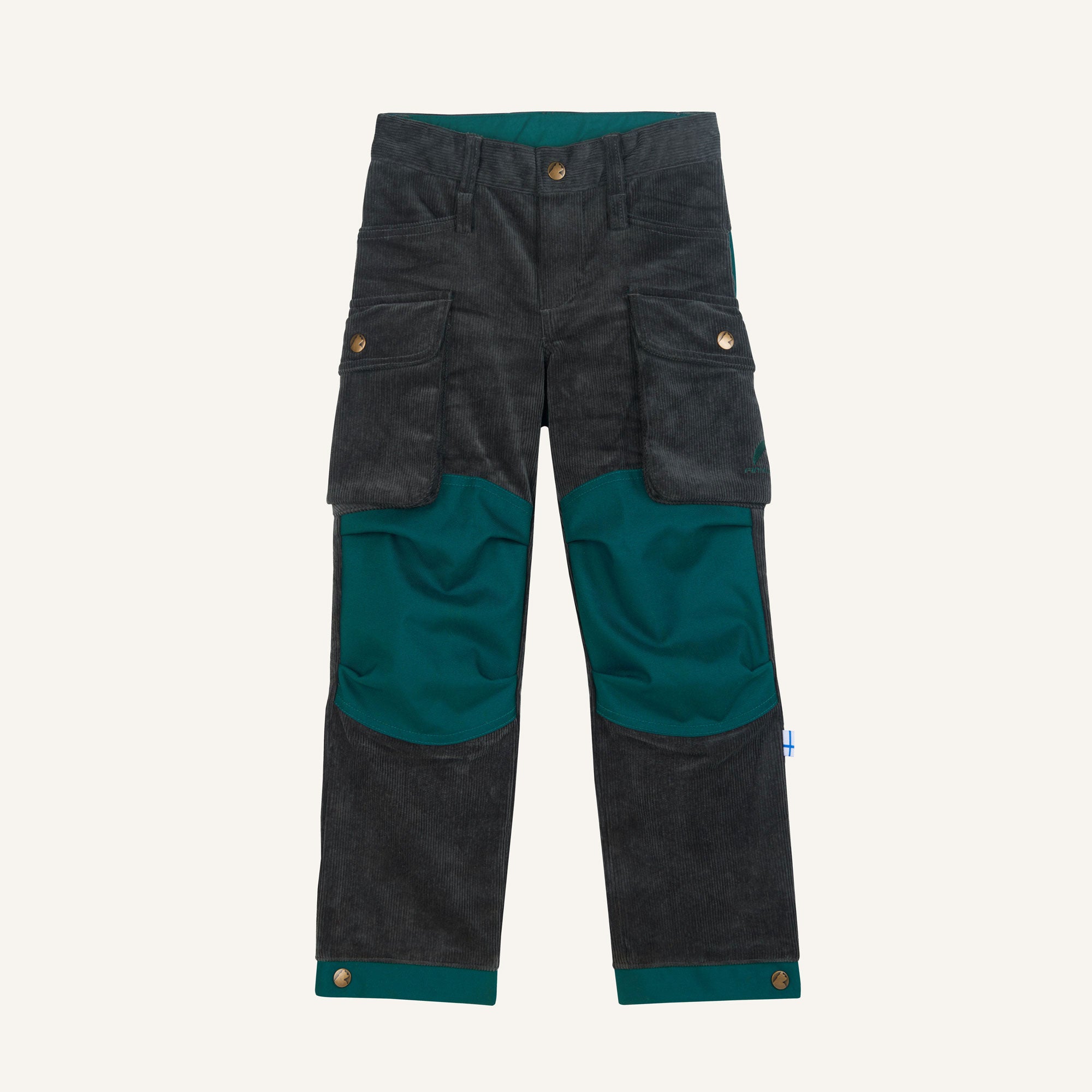 finkid-koski-kinder-outdoorhose-kord-mit-cordura image 4