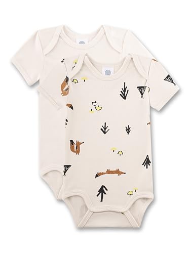 sanetta-baby-body-doppelpack-kurzarm-beige-fuchs-bio-baumwolle-f-r-jungen image 4