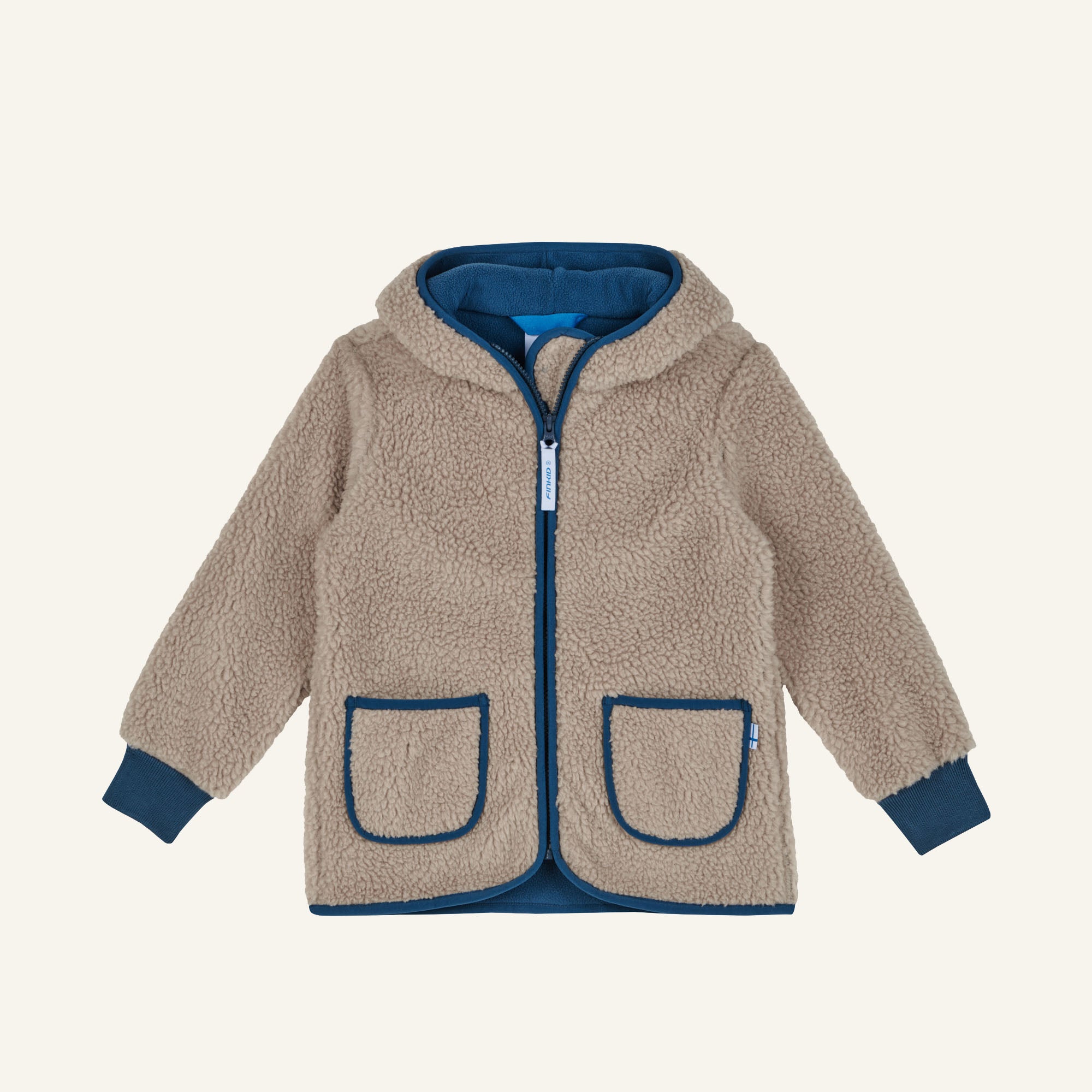 finkid-makea-teddyfleecejacke-kinder-winter image 1