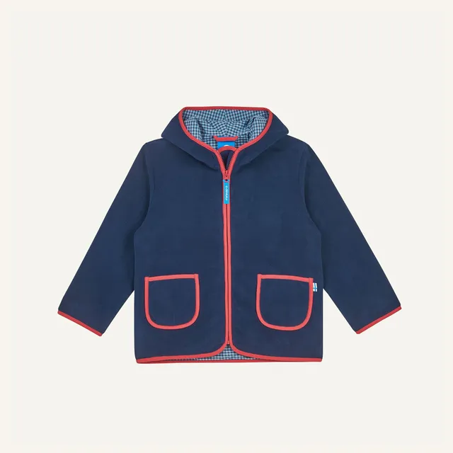 finkid-tonttu-fleecejacke-kinder-zip-in-mit-zipfelkapuze image 1