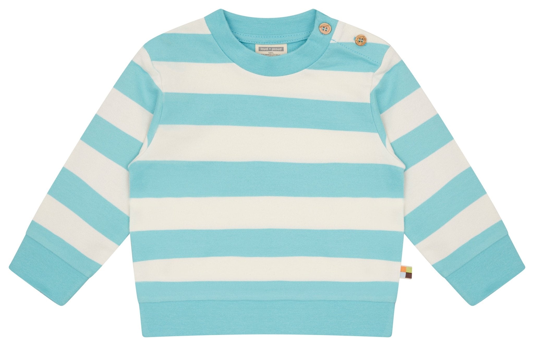 loud-proud-sweatshirt-blockstreifen-kinder-sweatshirt-bio-baumwolle image 4