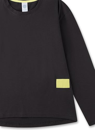 sanetta-m-dchen-schlafanzug-schwarz-pyjamaset-aus-baumwolle image 6