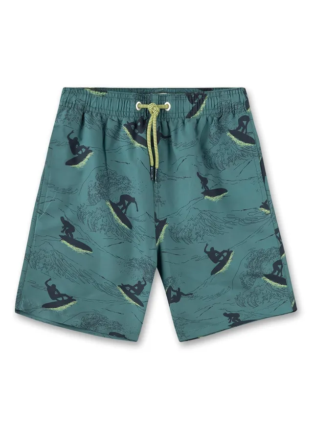sanetta-jungen-badeshorts-gr-n-surfer-aus-recyceltem-polyester image 1