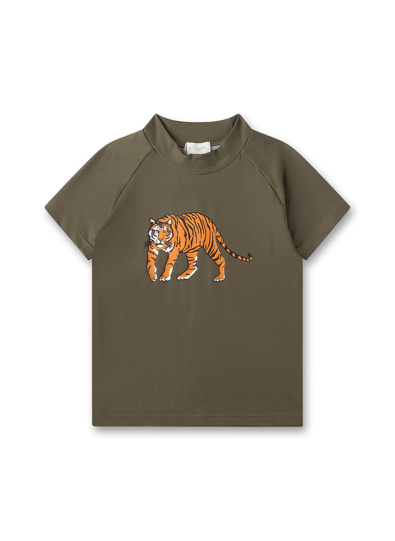 sanetta-kinder-uv-shirt-kurzarm-gr-n-tiger-badeshirt-jungen image 1
