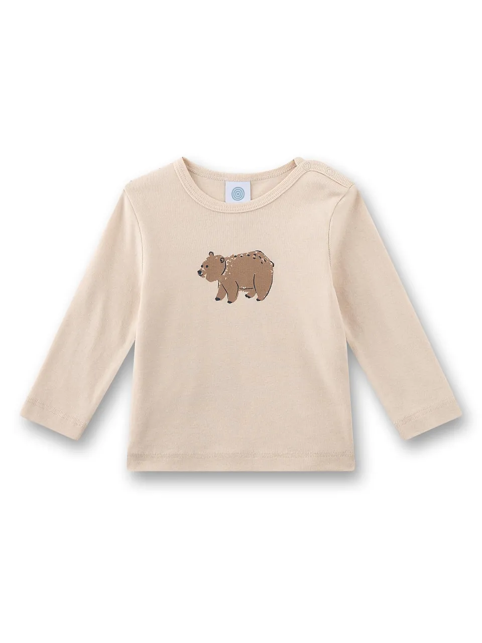 sanetta-jungen-langarmshirt-beige-b-rchen-baby-shirt image 1