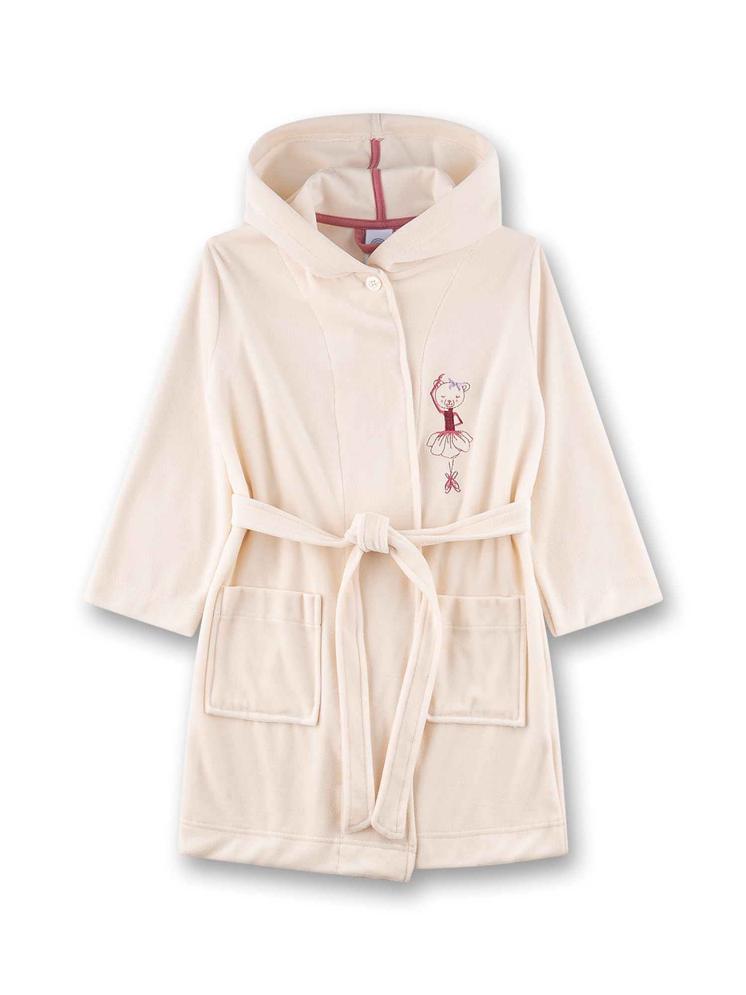 sanetta-m-dchen-bademantel-rosa-ballerina-aus-nicki image 1
