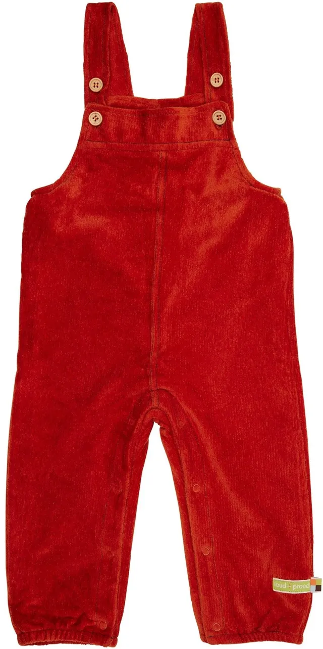 loud-proud-latzhose-aus-elastischem-cord-baby-latzhose-mit-jerseyfutter image 1