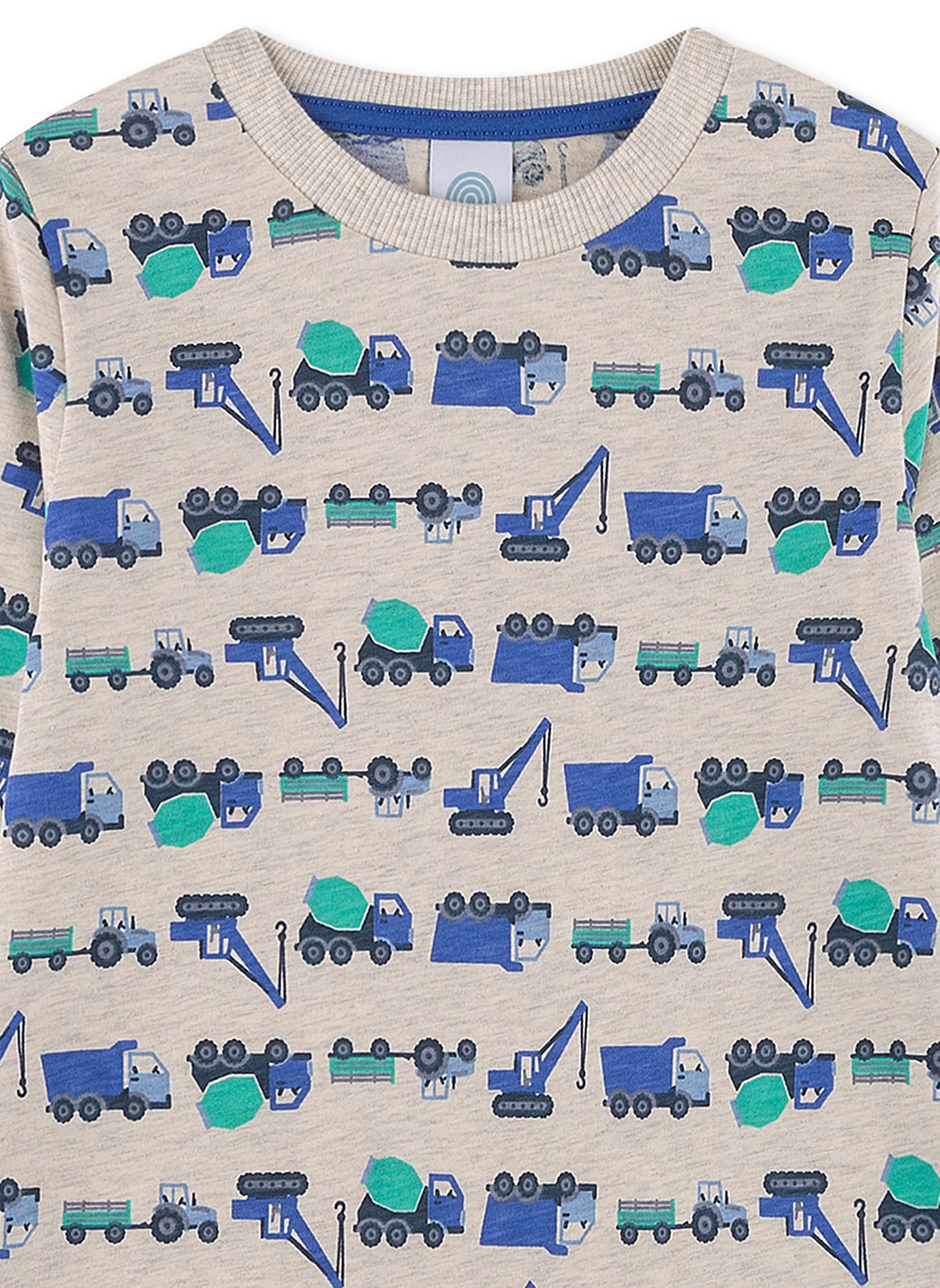 sanetta-jungen-schlafanzug-lang-beigemelange-baumwoll-pyjamaset-f-r-jungen image 3