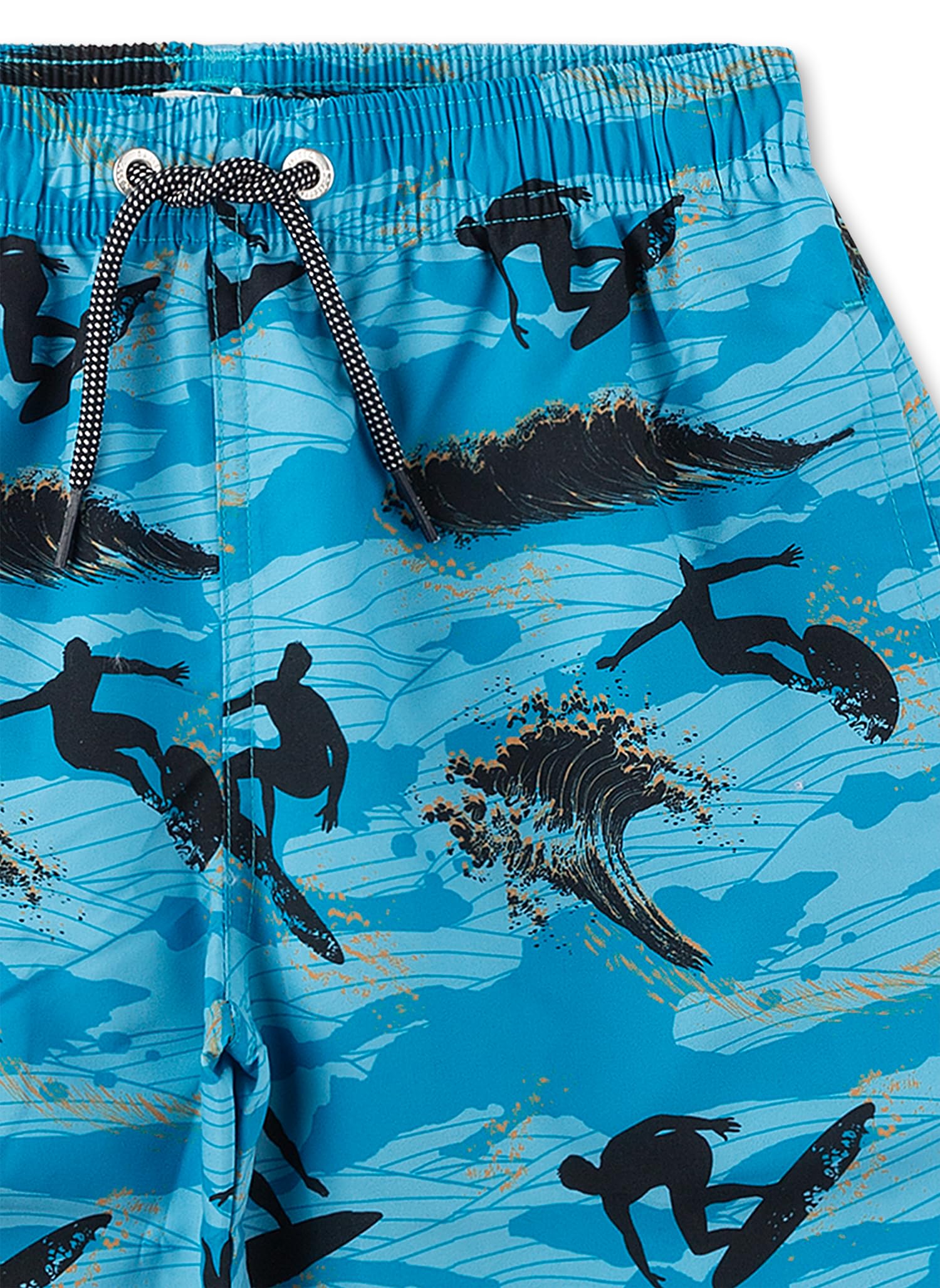 sanetta-jungen-badeshorts-blau-surfer-aus-recyceltem-polyester image 3