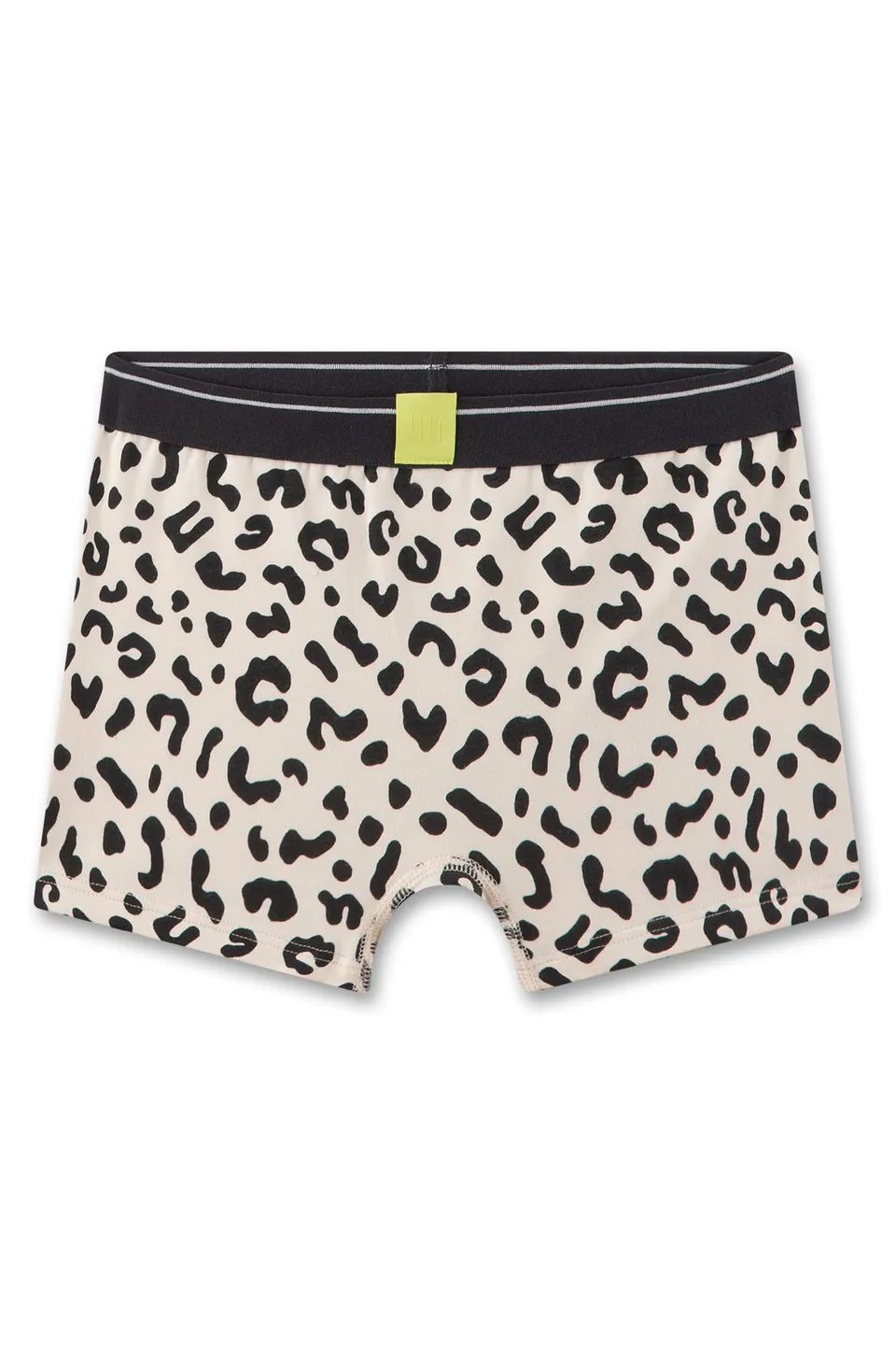 sanetta-m-dchen-shorty-beige-leo-allover-aus-baumwoll-mix image 1