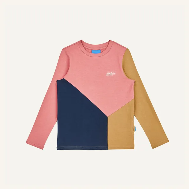 finkid-rannikko-longsleeve-colorblocking-aus-biobaumwolle-lsf-30 image 1