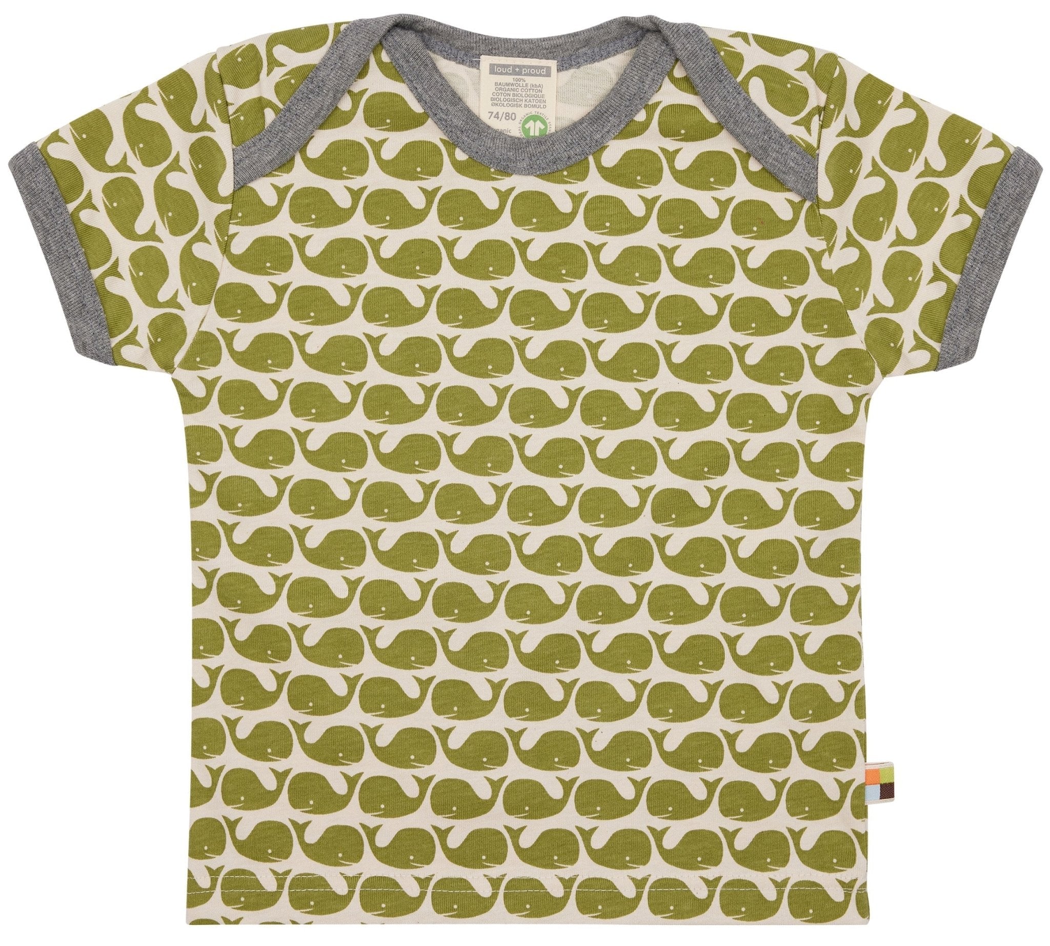 loud-proud-t-shirt-mit-druck-wale-kinder-t-shirt-aus-bio-baumwolle image 1