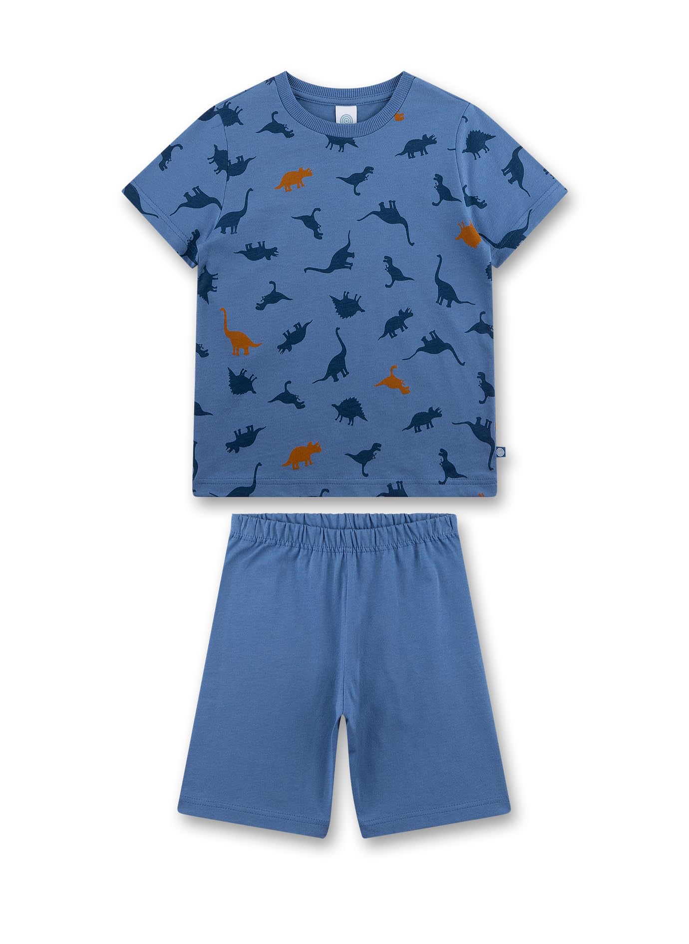 sanetta-jungen-schlafanzug-kurz-blau-dinosaurier-pyjamaset-f-r-jungen image 1