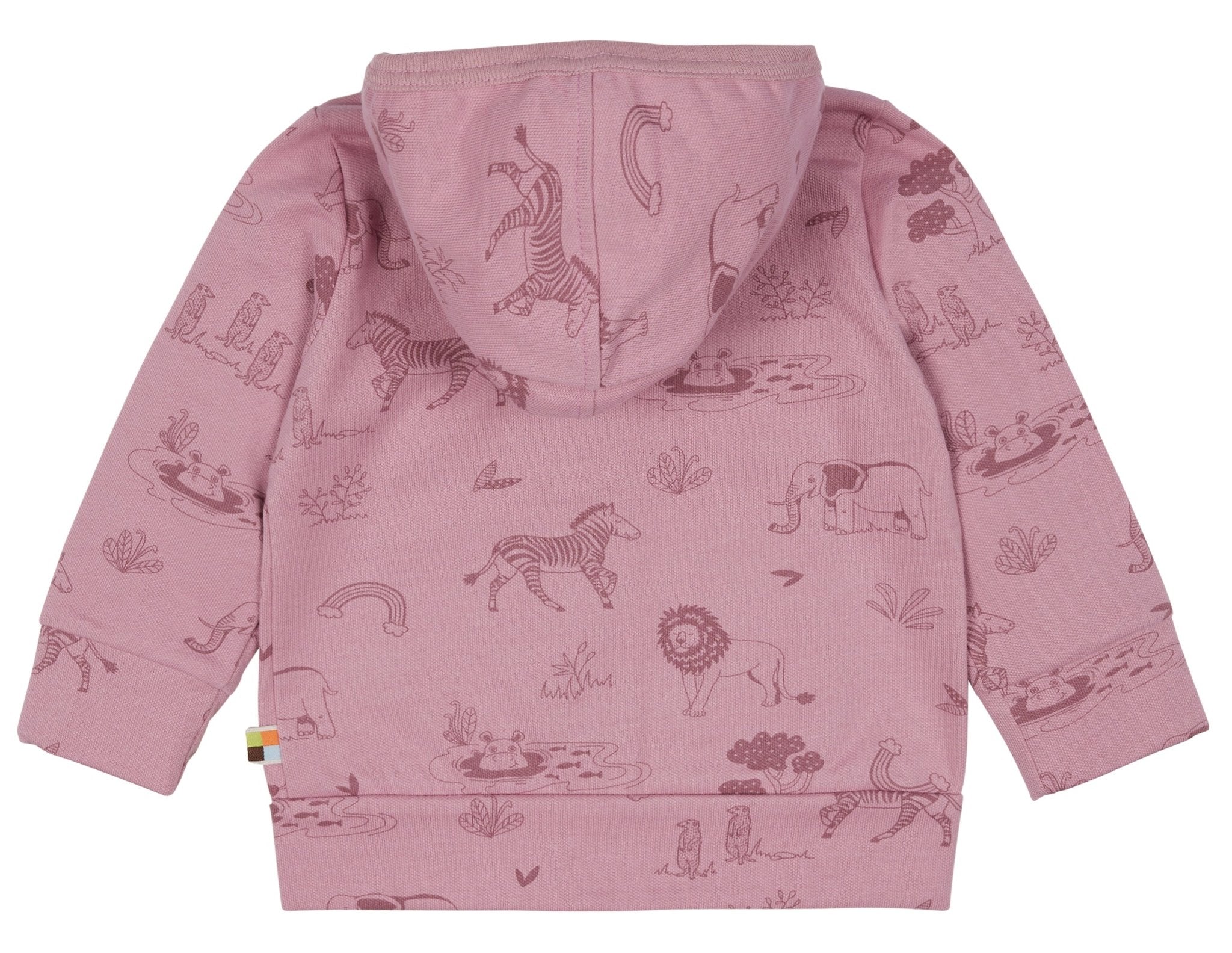 loud-proud-kapuzenjacke-mit-druck-sweatjacke-mit-rei-verschluss image 2